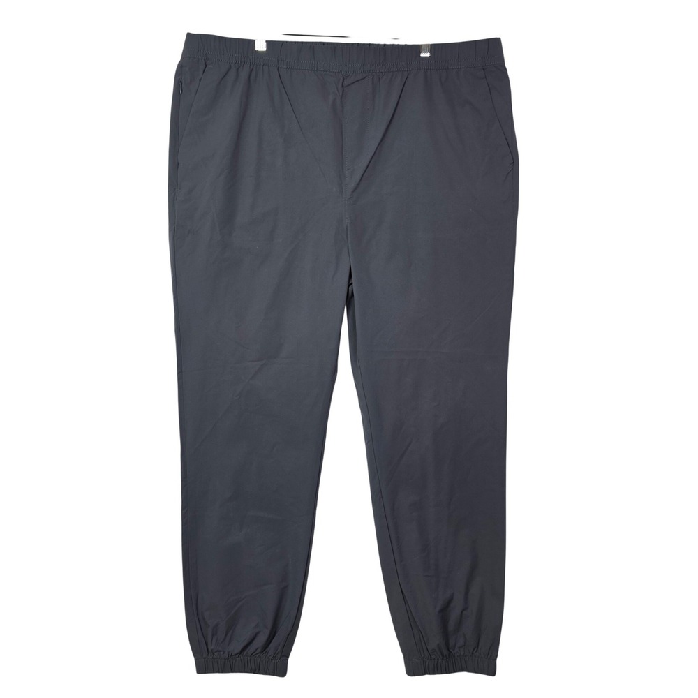 Banana Republic Mens Joggers XL Gray Performance Drawstring Tapered Active Pants